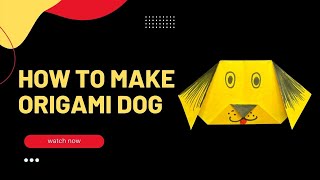 How to Make an Origami Dog | Easy Step-by-Step Tutorial for Beginners