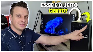 DESLIGAR O PC NO BOTÃO PODE DANIFICAR? APRENDE AGORA