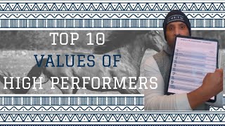 10 VALUES + X KEYS FOR #APEX HIGH PERFORMERS