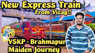 VIZAG TO BRAHMAPUR Train journey 😍#jajabaralifevlog