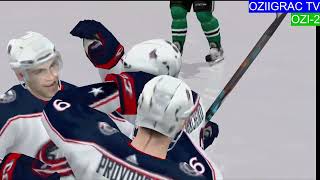 Nhl 24 l ppsspp l my carrer l Dallas Stars l round 28  l vs Columbus l sim