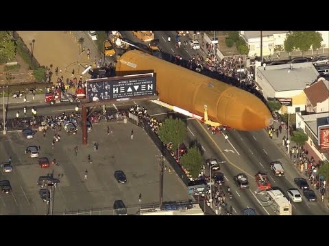 How big is a space shuttle fuel tank?