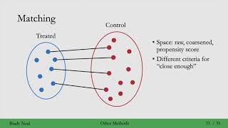 6.5 - Doubly Robust Methods, Matching, Double Machine Learning, and Causal Trees