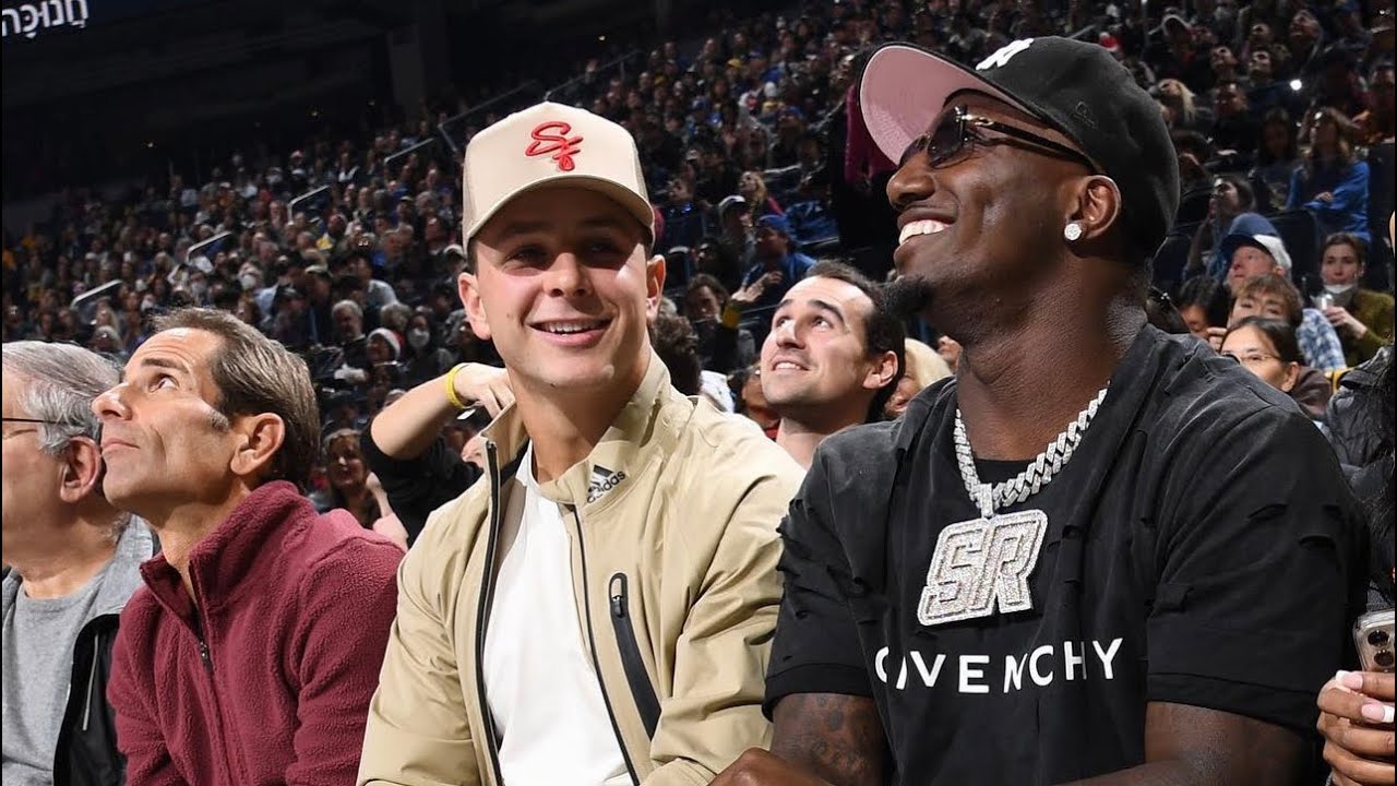 49ers Brock Purdy & Deebo Samuel Courtside At Warriors Game On ...