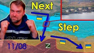 Update from Ukraine The Landing Operation Will go this way Next phase is the Bridge build