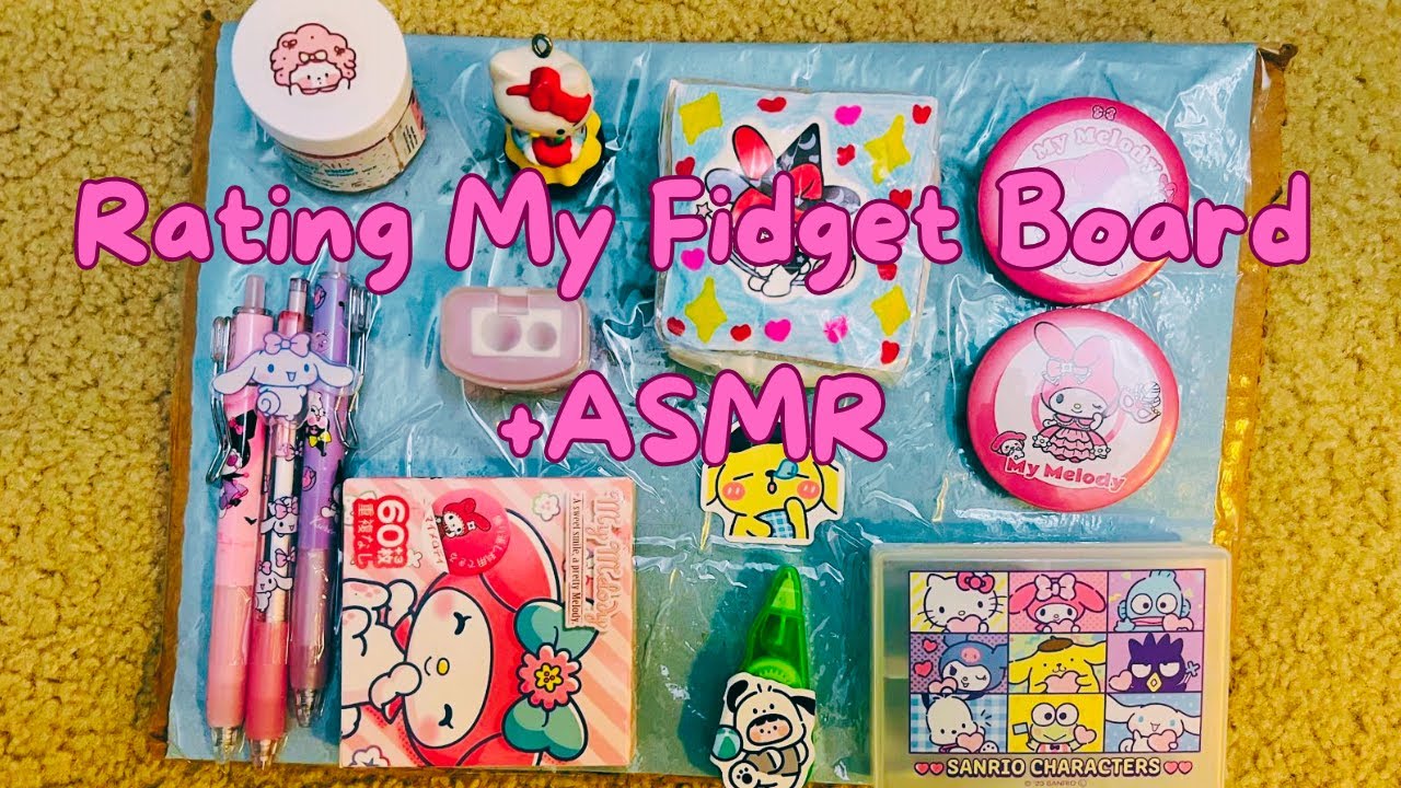 Rating My Fidget Board Asmr Youtube