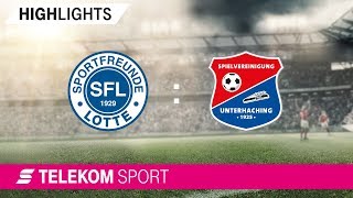 Sportfreunde Lotte - SpVgg Unterhaching | Spieltag 18, 18/19 | Telekom Sport