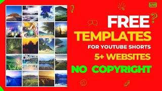 Get Copyright Free Videos for YouTube / Shorts ke liye Copyright Free Videos 2023 | Free templates