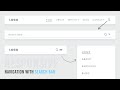 Responsive Navigation Menu with Search Bar | Html CSS & Javascript