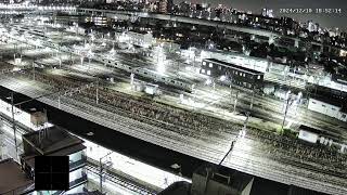 【アーカイブ】尾久駅ライブカメラ　尾久車両センター　カシオペア・四季島　TOKYO OKU LIVE CAMERA_2024.12.10_四季島