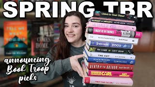 Announcing Book Troop picks, Screaming Color TBR, reading and video plans for March and April! 🩷✨