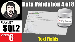 MSSQL Data Validation Examples: Text Fields