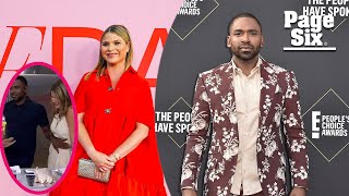 Justin Sylvester pushes Jenna Bush Hager away after she gets too close | Page Six Celebrity News