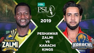 Match 9: Full Match Highlights Peshawar Zalmi vs Karachi Kings | HBL PSL 4 | HBL PSL 2019