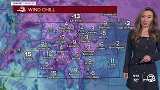 Bitter cold and rounds of snow over Colorado this weekend