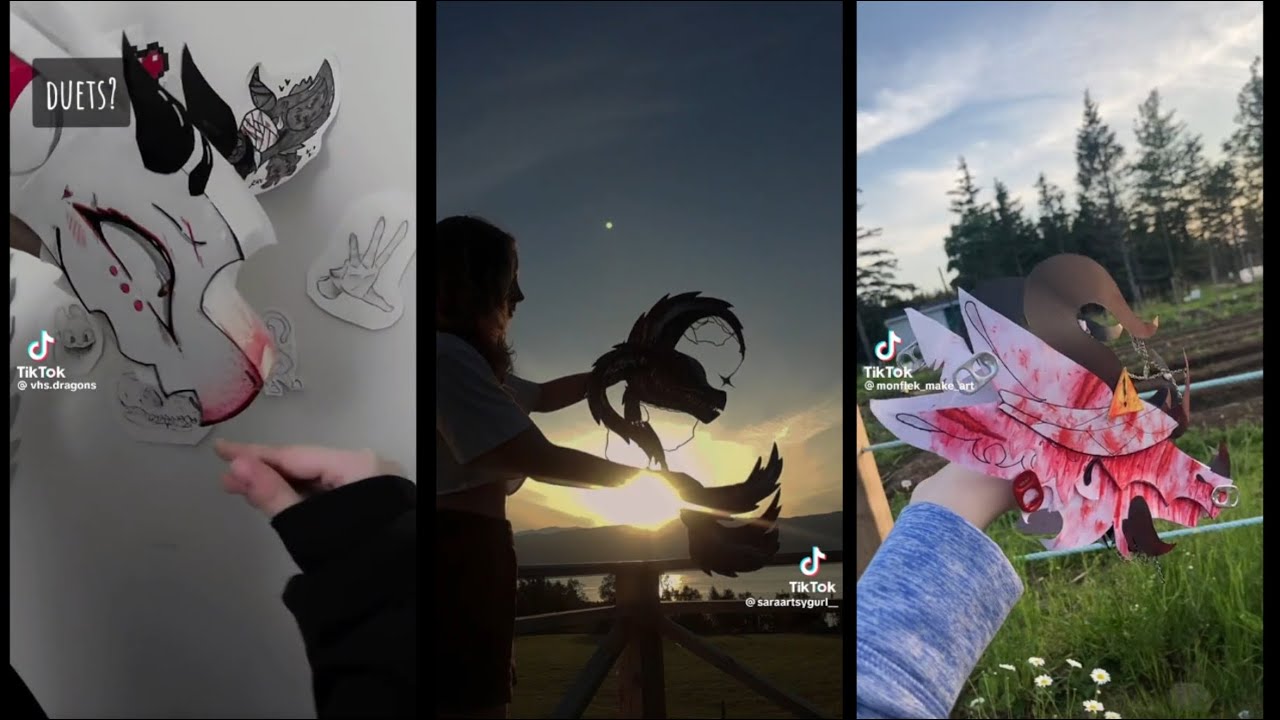 Paper Dragon Puppet Compilation 3 Youtube