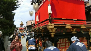 2017年 高山市 高山祭屋台の総曳き揃え（秋の高山祭 仙人台）