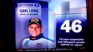 Top 10 unluckiest NASCAR Drivers - #1 Carl Long