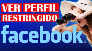 Como VER un PERFIL RESTRINGIDO en FACEBOOK 2024 👀