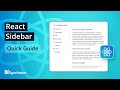 React Sidebar: The Ultimate Feature Walkthrough