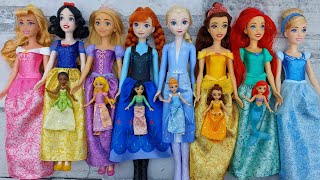 ASMR | Unboxing Mattel Disney Princess Spin & Reveal Surprise Dolls! Satisfying video | Review Toys