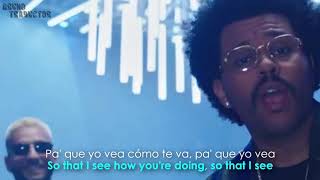 Maluma & The Weeknd - Hawái Remix // Lyrics + Español // Video Official