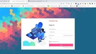 Default Project in CodeIgniter with Source Code & Database