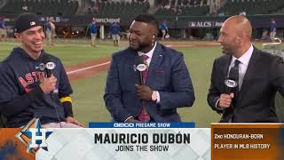 Mauricio Dubón, entrevistado por las leyendas David Ortíz y Derek Jeter