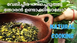 വേലിച്ചീര പറിച്ചെടുത്തു തോരൻ ഉണ്ടാക്കിയാലോ|| veli cheera thoran|| healthy easy English cheera recipe