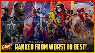 All MCU Phase 4 Movies & Shows So Far Ranked! (w/ Thor: Love and Thunder & Ms. Marvel)