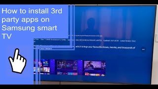 How to install 3rd party apps on Samsung smart TV?