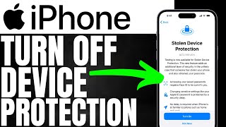 How To Turn Off Stolen Device Protection On IPhone Without Face ID | (Quick \u0026 Easy 2025)