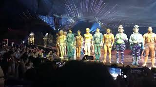 The finale of ALEGRIA by Cirque du Soleil, シルクドゥソレイユのアレグリアを観に行く。