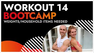 30 Minute Upper Body HIIT Bootcamp Workout 14 | Weights - January Fitness Challenge | BodyByJR TV