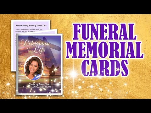Funeral Memorial Cards Funeral Memorial Cards