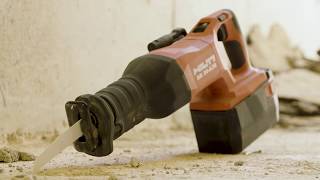 INTRODUCING the Hilti SR 30-A36 reciprocating saw