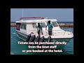 How to get to the  Maafushi Island　Maldives from The  Airport　(Boat Timetable)