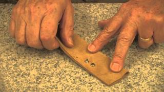 How To Set A Rivet In Leather