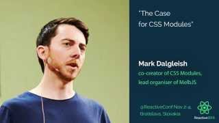 The case for CSS modules - Mark Dalgleish