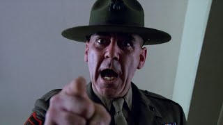 Full Metal Jacket `the sheer look of authority `Stanley Kubrick