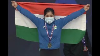 India's Bindyarani wins gold medal in World Weightlifting Championship