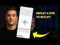 How To Deploy A Site To Netlify 2025 (QUICK START) (2026)
