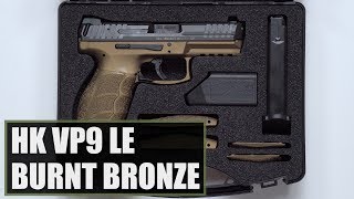 Unboxing The Heckler and Koch (HK) VP9 LE Burnt Bronze