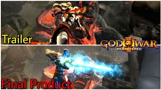 God of War 3 Demo vs Final Product