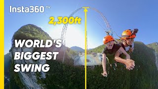 Travel Bucket List: World's Biggest Swing - Action Cam Travel Vlog