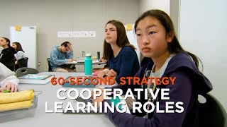 60 Second-Strategy: Cooperative Learning Roles