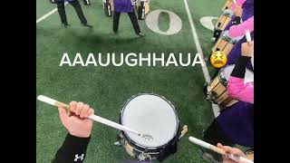 Incomparable Golden Rams Marching Band 2024 Sugar Rush Snare Cam (Aurora Tufariello)