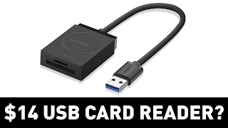 USB Card Reader for $14? -  UGREEN USB 3.0 Card Reader Unboxing