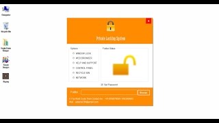 How to Create Private Locking Software Design in Csharp visual studio 2010
