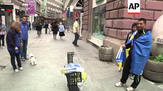 Thousands pack the streets for Bosnia's first ever match in the World Cup